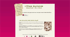 Desktop Screenshot of letapegourmande.com
